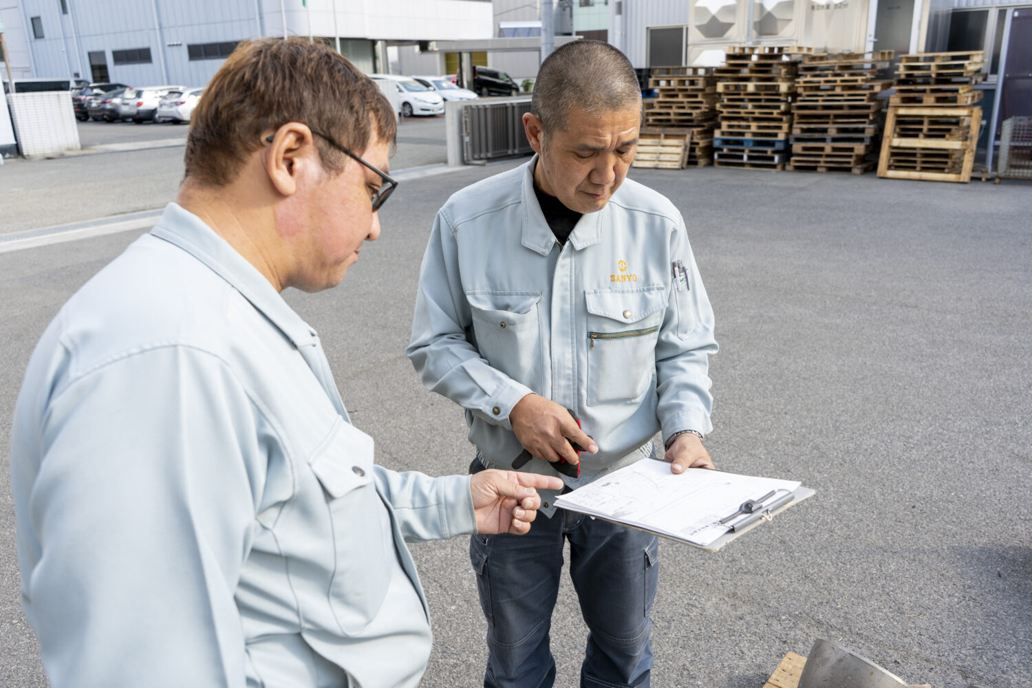 当日作業内容の確認