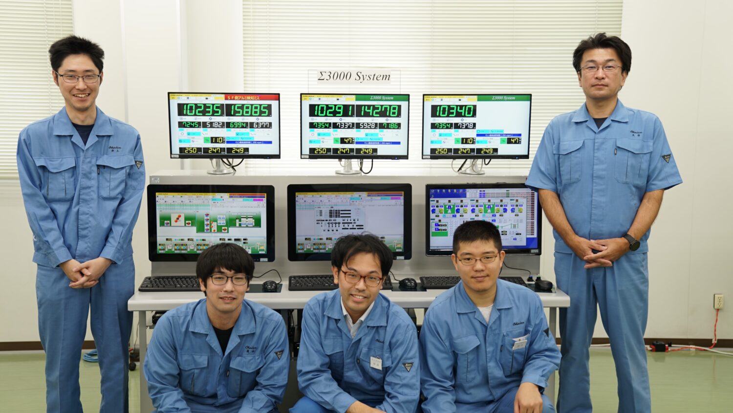 開発メンバー/様々な分野に展開する岡本電機の技術開<br />
発力を支えるメンバー達