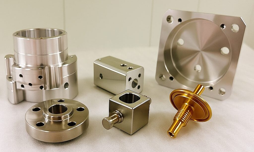 弊社製作の加工品です。半導体製造<br />
設備や印刷機向けなど様々。